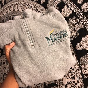 1/4 zip George Mason Sweatshirt